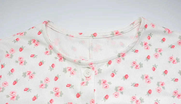 דגם מאיה – רומפר רך בסגנון פרחוני ביתי