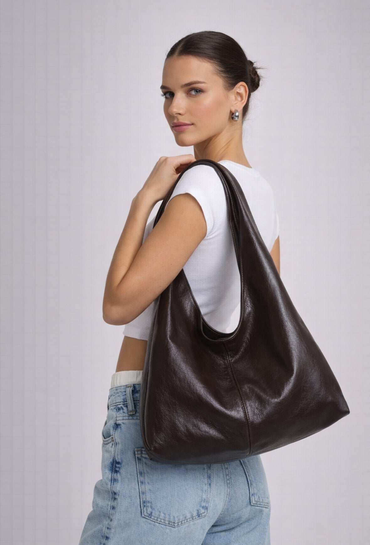 דגם ימית - תיק כתף מעור