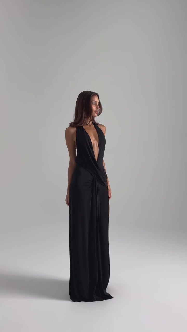 דגם אמילי - מקסי גב פתוח