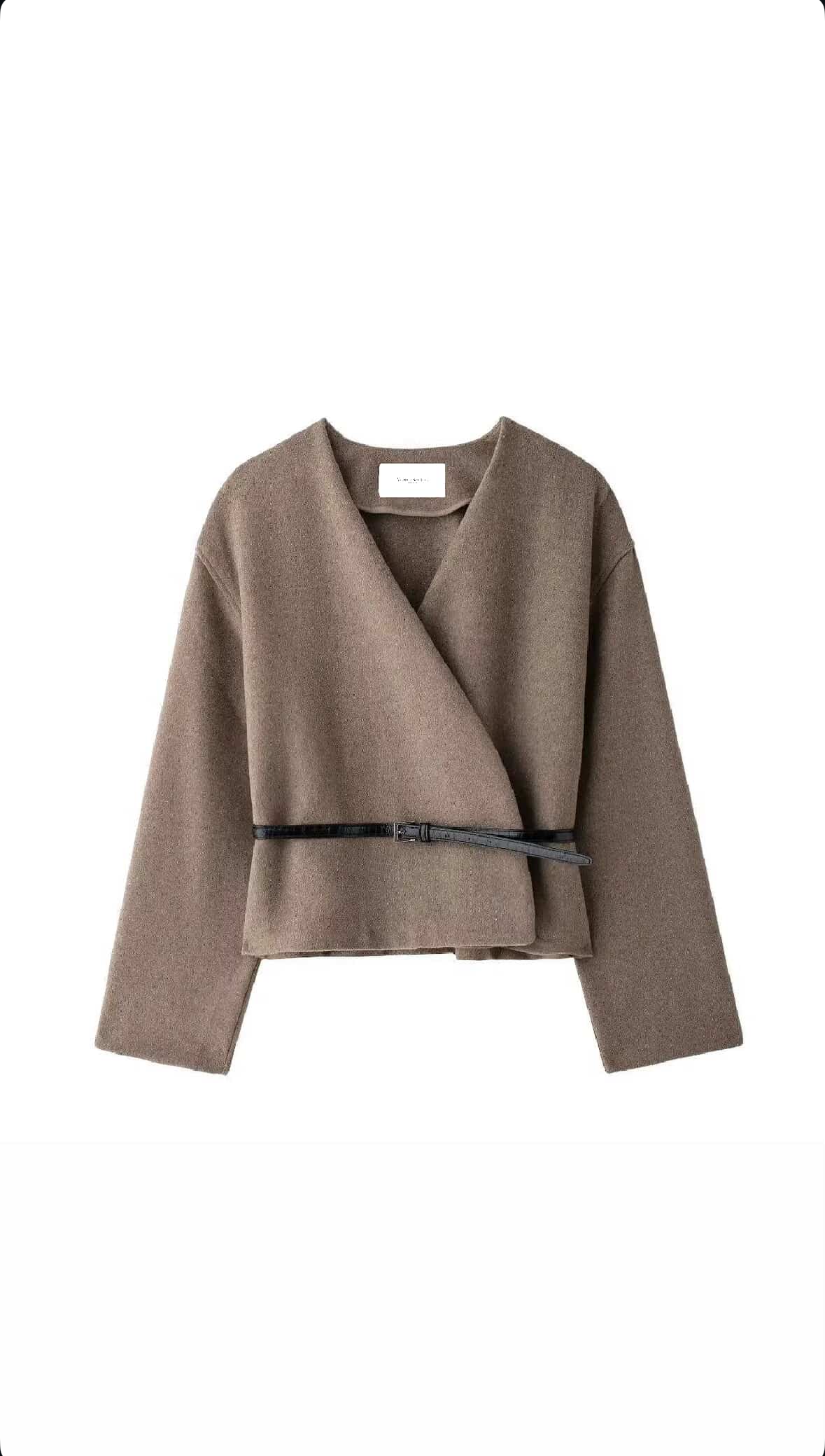 ג'קט סליב עם חגורה - נעמה