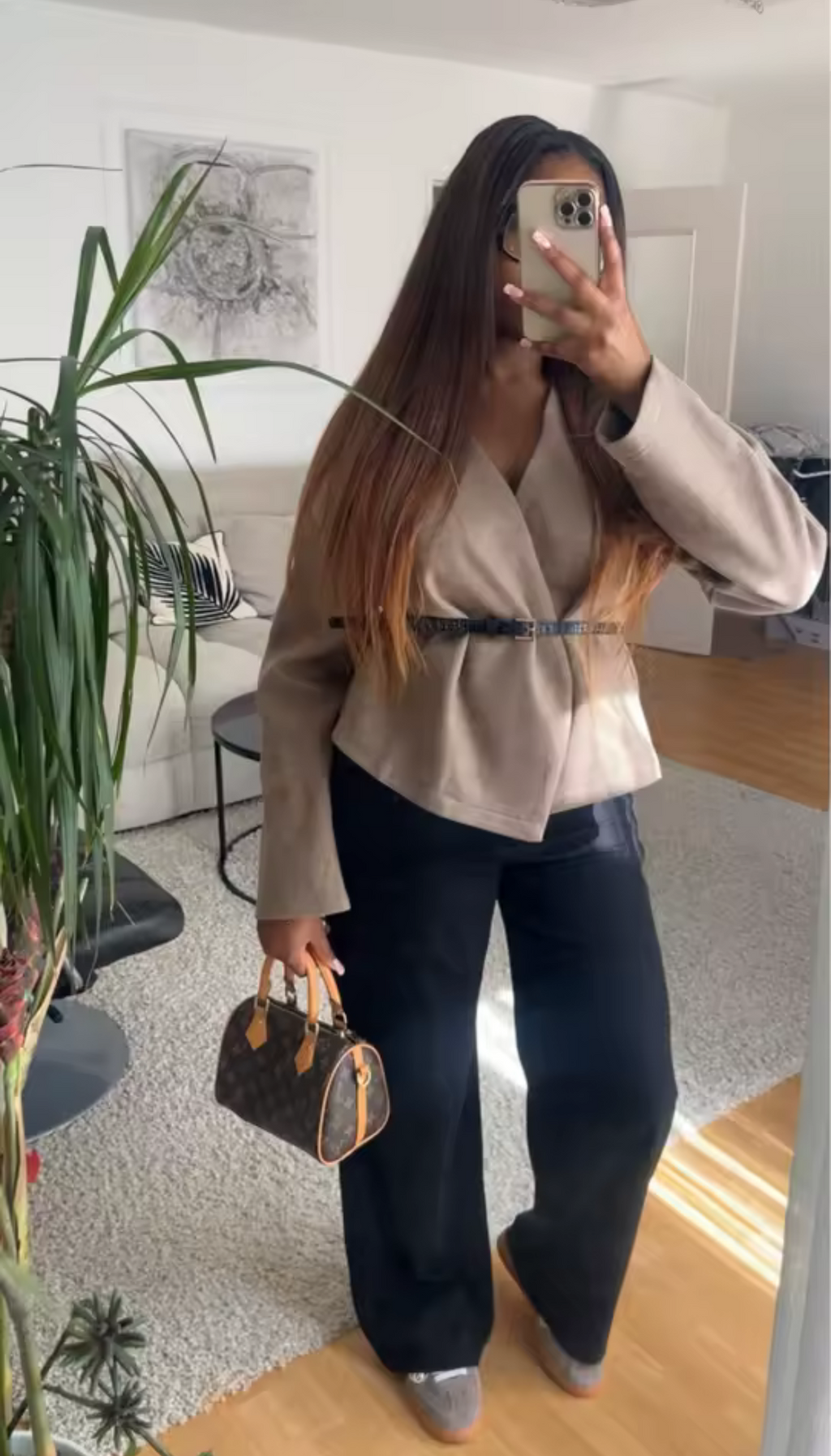 ג'קט סליב עם חגורה - נעמה