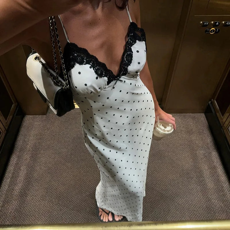 שמלת תחרה מקסי - אלה