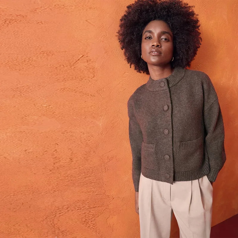 קרדיגן שירה – כפתורים קלאסי