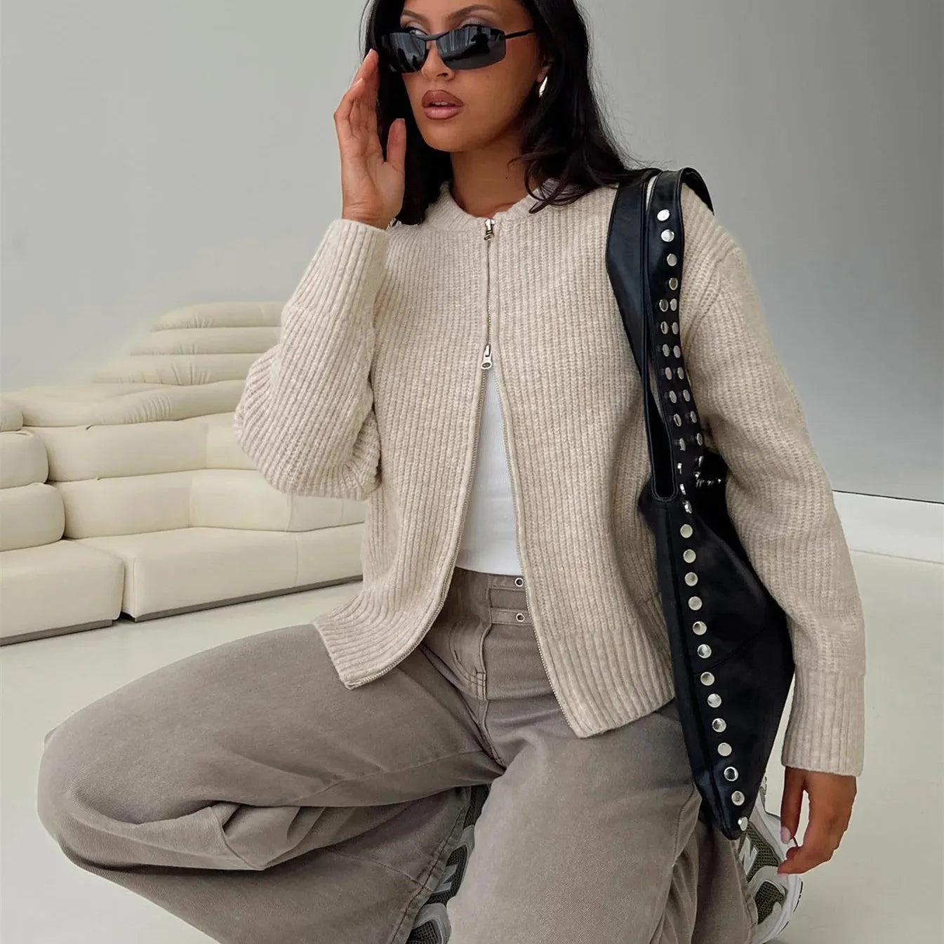 ג׳קט מיה – רוכסן קדמי