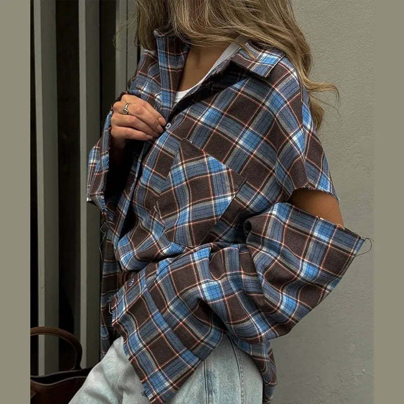 סט שני חלקים רוני – בלייזר משובץ