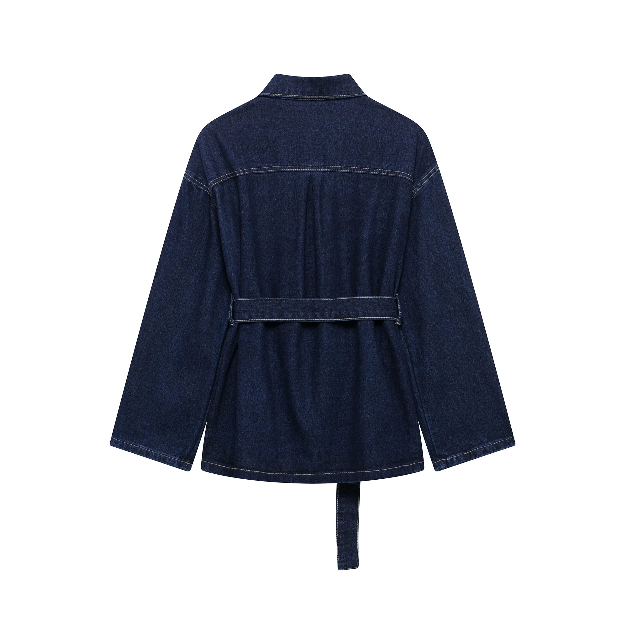 סט לורי - סט ג'ינס קשירה כהה