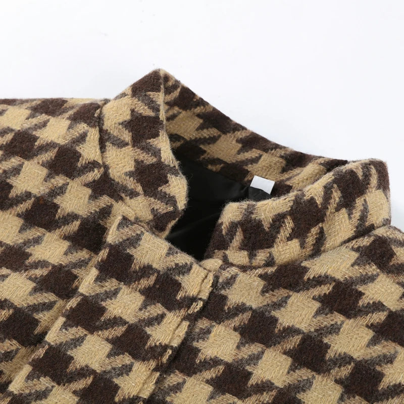 סט רון – זיפר ומכנס קצר משובץ