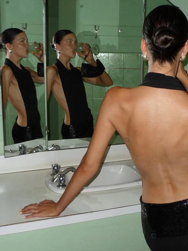 שמלת מקסי מיה – אלגנטית עם גב פתוח