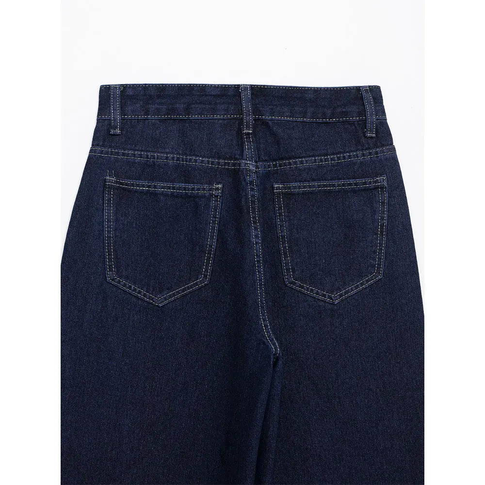 סט לורי - סט ג'ינס קשירה כהה