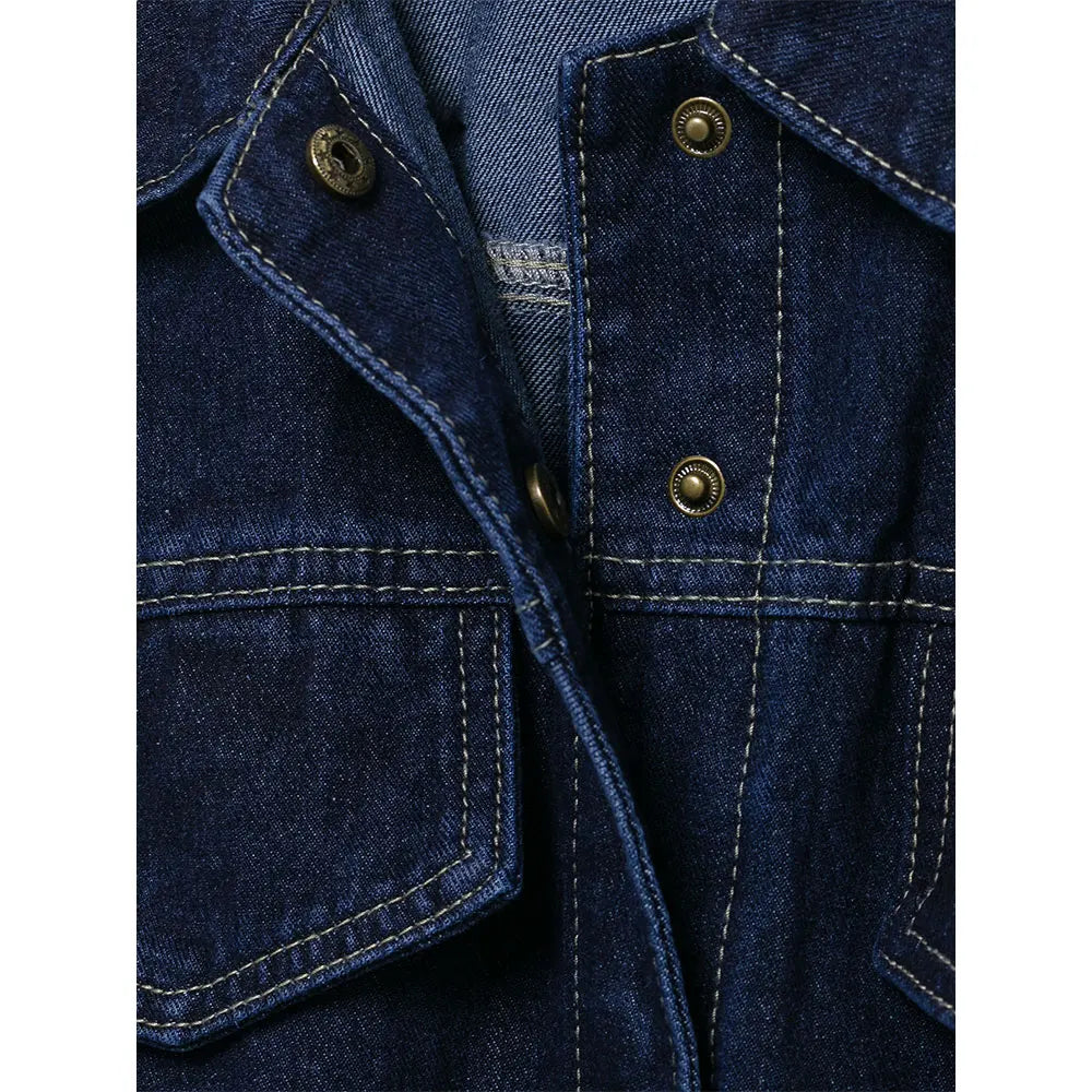 סט לורי - סט ג'ינס קשירה כהה