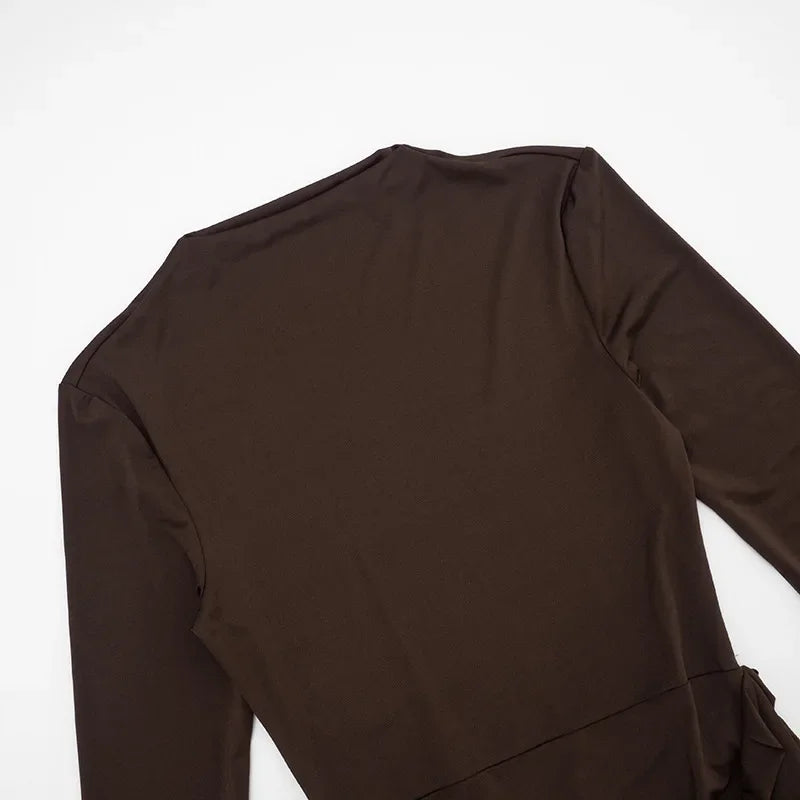 דגם רינת – שמלה מחטבת עם כיווצים