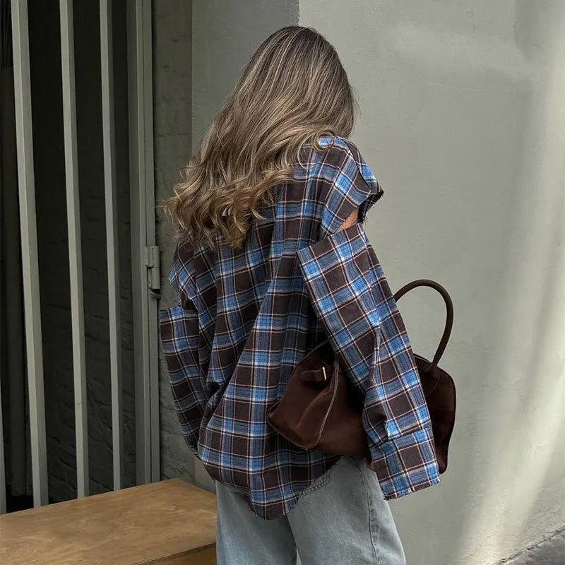 סט שני חלקים רוני – בלייזר משובץ