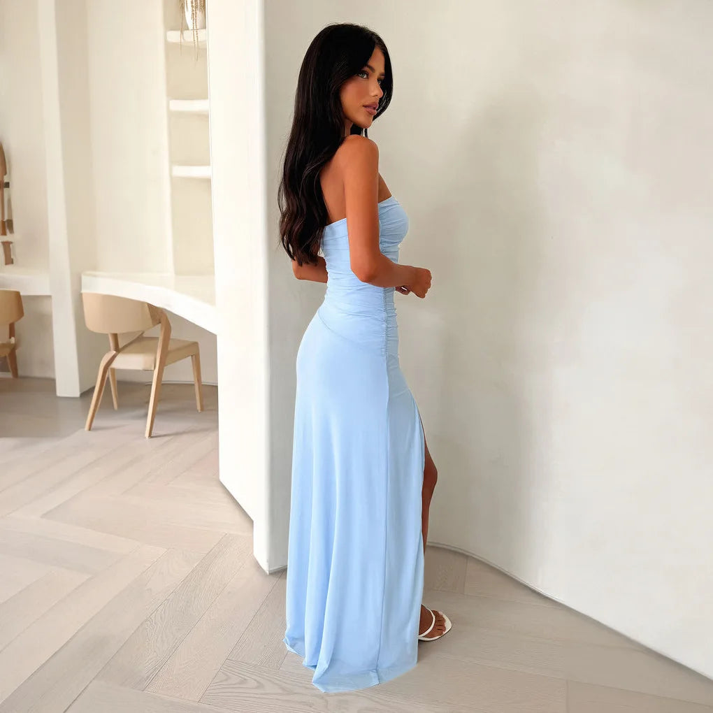 שמלת לילך – גב פתוח