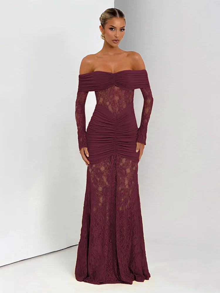 דגם לירון - כתפיים חשופות עם אפקט צמוד ומחטב